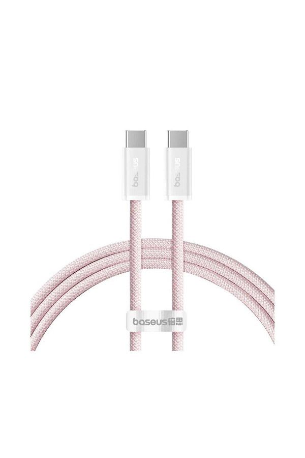 Baseus-Cablu de date Baseus Dynamic 3 Series, USB-C la USB-C, 100W, Încărcare rapidă, 1m, Roz 1