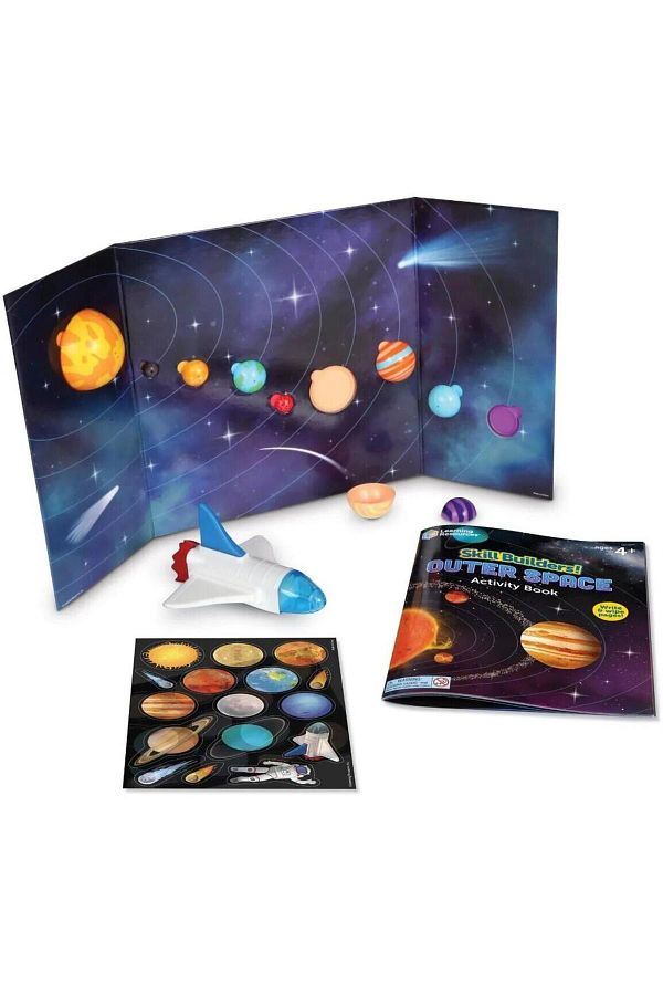 Learning Resources-Space Mission Educational Activity Set 9 Puzzle Pieces and a Rocket Learning Resources 1
