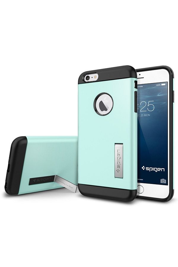 Spigen-Spigen iPhone 6s Plus Green Polycarbonate Protective Case 1