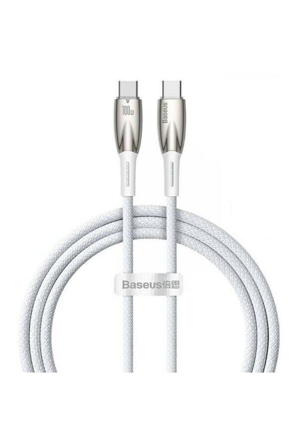 Baseus-Cablu de date Baseus Glimmer, USB-C - USB-C, 1m, 100W 1