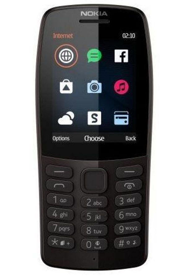 Nokia-210 (2019) Mobile, 2.4" Display, 2G, Dual SIM, Black - Durable and Connected 1