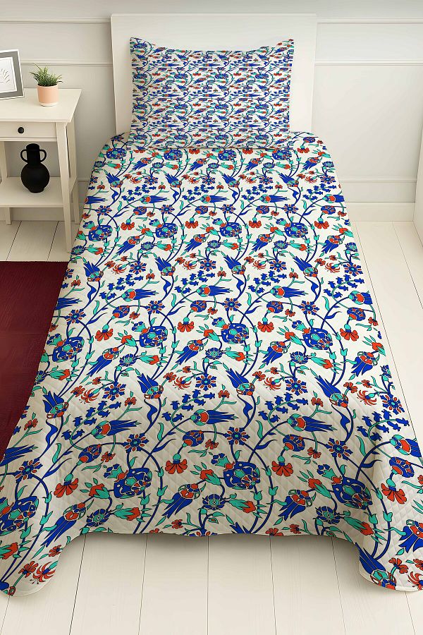 PRINTOPIA-Tile Patterned Single Pique Set 1