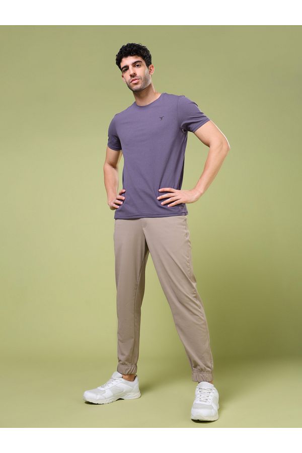 Technosport By Styli-Mid Rise Stretch Joggers with Drawstring 1