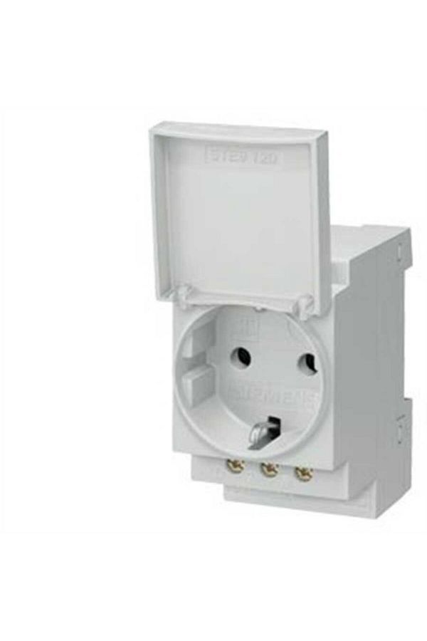 Siemens-5Te6801 N Covered Grounded Socket Suitable for Rail Mounting 230V 16A 1
