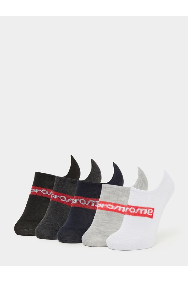 Styli-Pack of 5 printed detail Soft socks 1