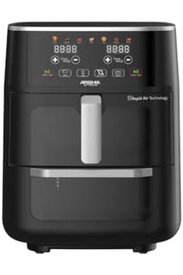 Arshia-Dual X Cyclone Air Fryer – 11L Capacity, 1850W, Sync Finish, Visible Window 1
