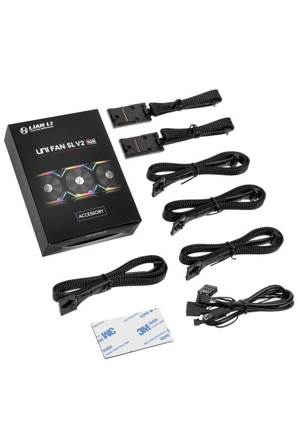 Lian Li-Lian Li UNI HUB SLV2 Controller Fan Hub, Up to 16 Fans (Black) 1