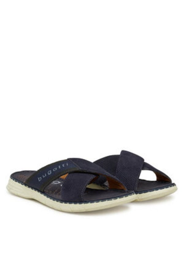 BUGATTI-Men's Flip-flops blue BUGATTI-315-A3286-1469-4141 DARKBLUE/DARKBLUE 1