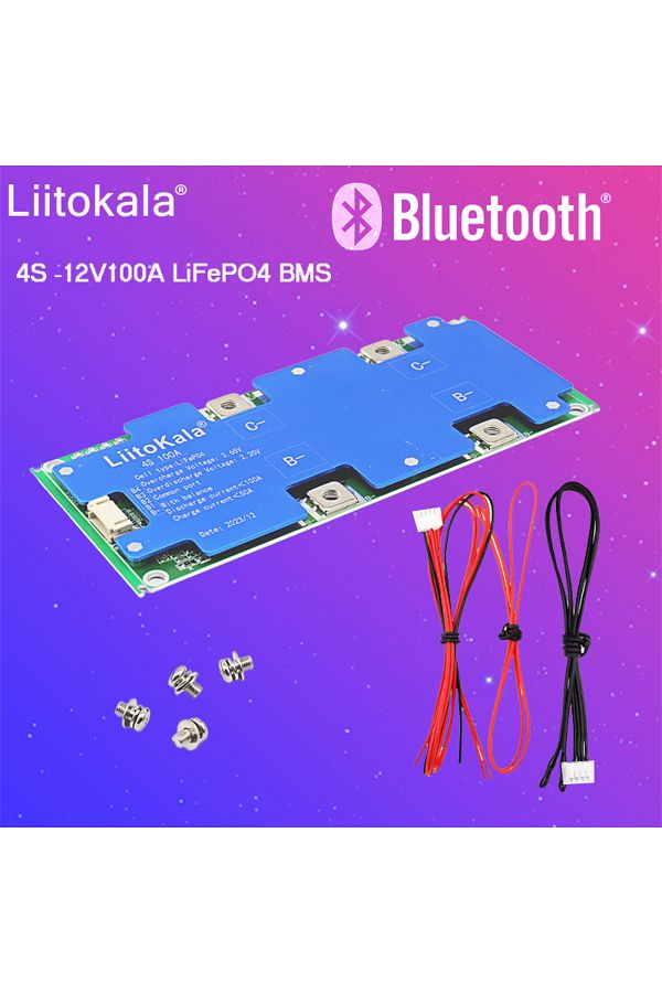 liitokala-Bluetooth Bms 4s-12v200a Phosphate Battery Protection Board Uart Series Thermal Passiv... 1