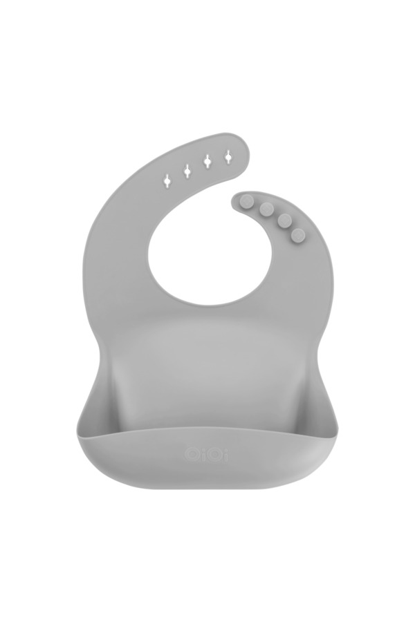 OiOi Silikon Önlük- Basıcs Powder Grey