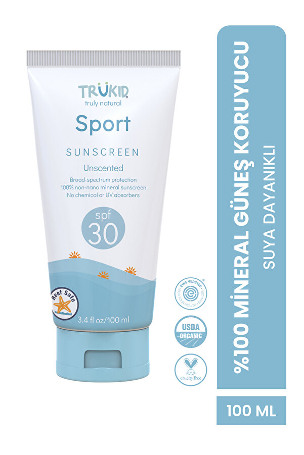 Trukid Sport Spf30 Mineral Sunscreen 100Ml