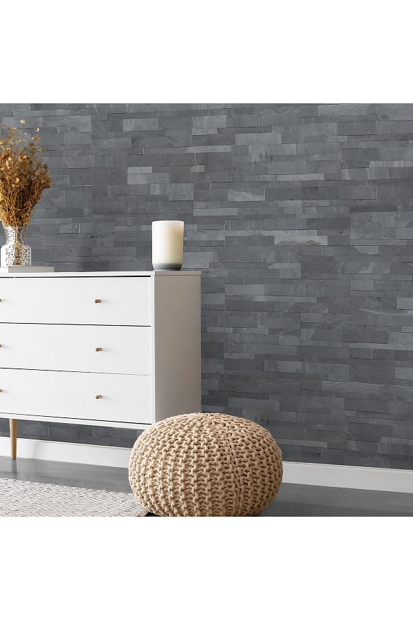 Modulo-Natimur Flex Shadow self-adhesive 3D panel, stone, slate, 60x15 cm, 11 pcs, 0.99 sq m/box 1