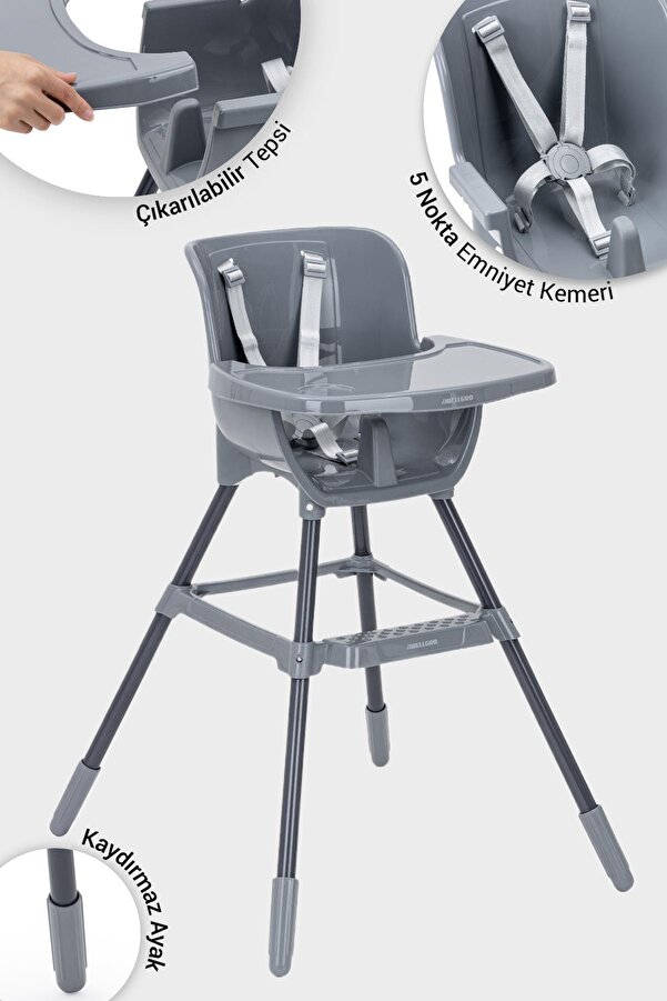 Wellgro Ergo Mama Sandalyesi, Gri