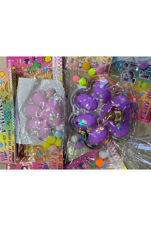 liss çarşı-Cat Paw Tan Squishy – Soft, Sweet and Squeezable Squishy Set of 2 in Large and Small Sizes 1