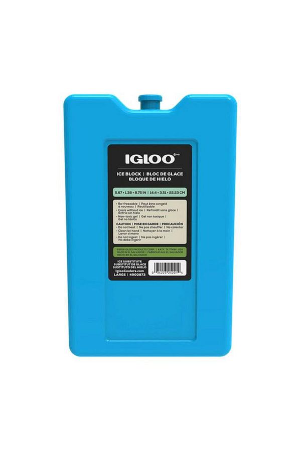 Generic-Igloo MaxCold Re-Freezable Reusable Non-Toxic Cooler Ice Block Blue Large 1