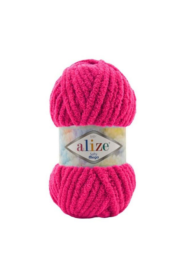 Alize-3 spools of Eliza Softy Mega yarn, color number 798 1