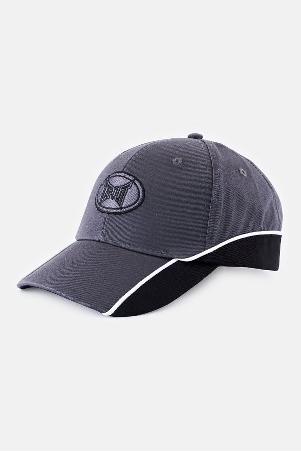 Tapout-Men Embroidered Logo Twill Cap, Grey 1