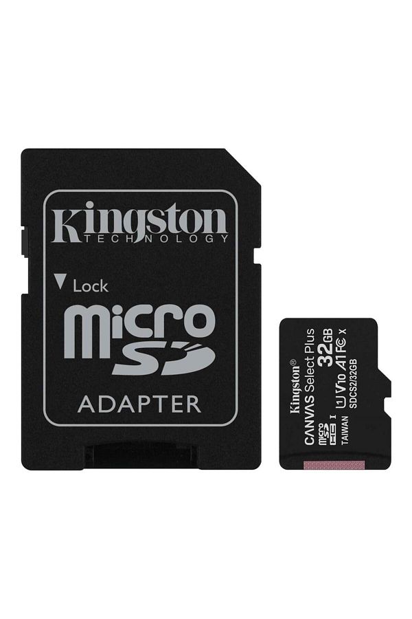 Kingston-Sdcs2-32Gb 32Gb Micsdhc Canvas Select Plus 100R A1 C10 Card Adp Memory Card 1