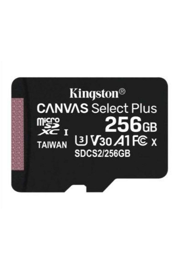 Kingston-Card de memorie MicroSD Kingston Canvas Select Plus, 256GB, UHS-I, Class 10 + Adaptor SD 1