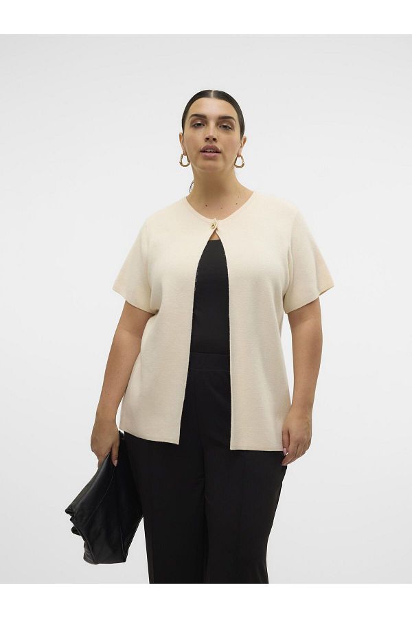 Veromoda Curve-Strickjacke VMCGOLD Strickjacke 1