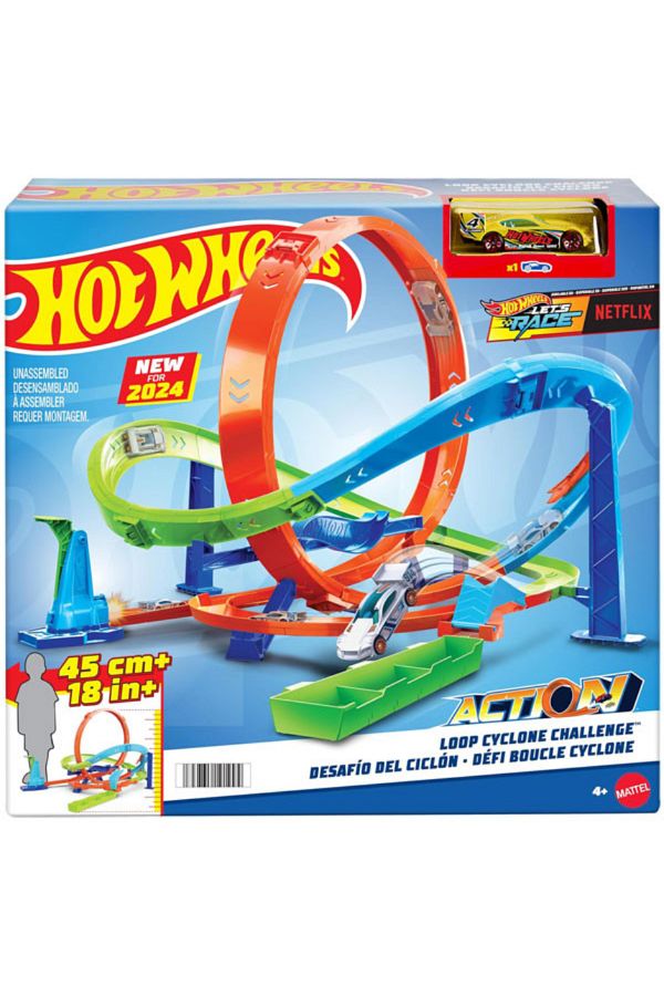 mattel-Playset Hot Wheels Action, Loop Cyclone Challenge 1