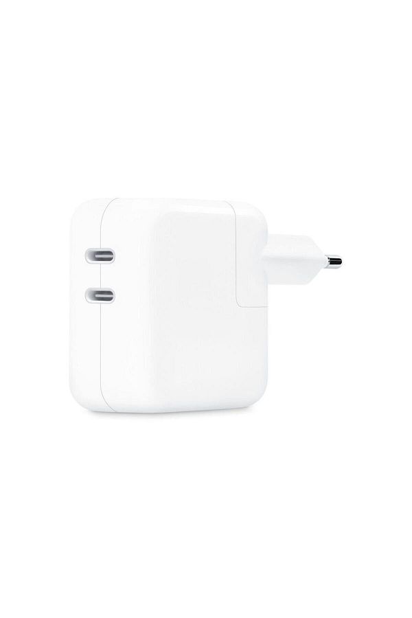 Apple-Incarcator laptop Apple MW2K3ZM/A, 35W, Dual USB-C (Alb) 1
