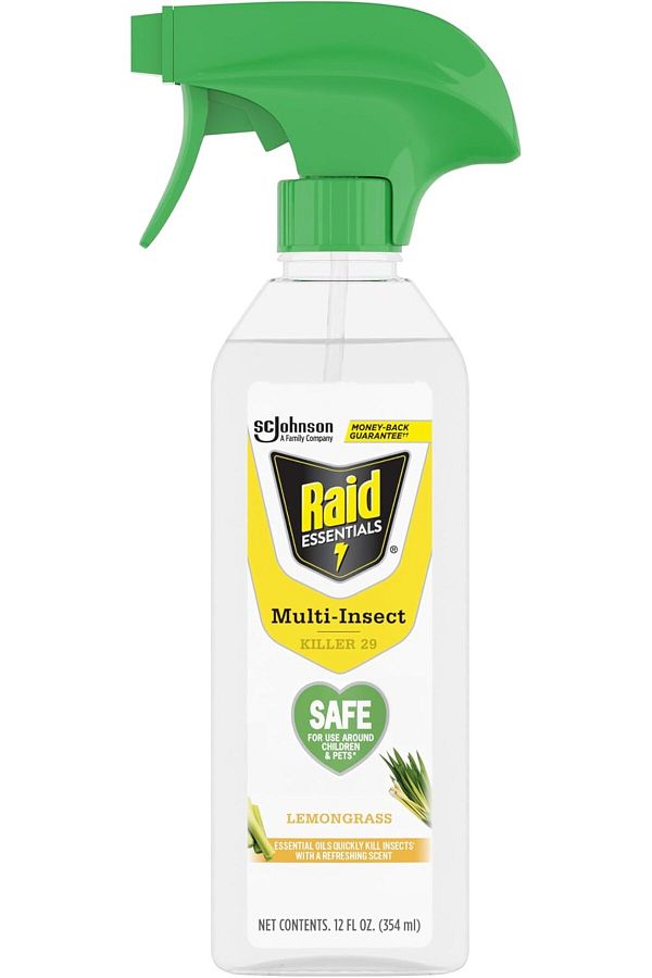 Raid-Essentials Multi-Insect Killer 29 Spray Bottle, Child & Pet Safe, for Indoor Use, 354ml 1