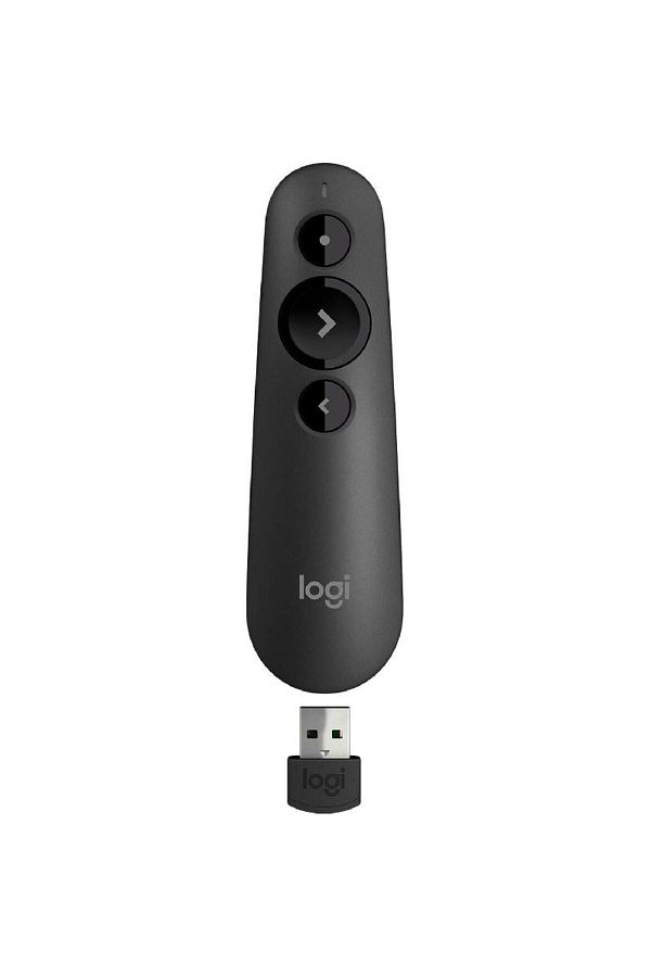 logitech-جهاز عرض لاسلكي R500s مزود بمؤشر ليزر لنظامي التشغيل Mac وWindows وبلوتوث/لاسلكي بطول 20 مترًا 1