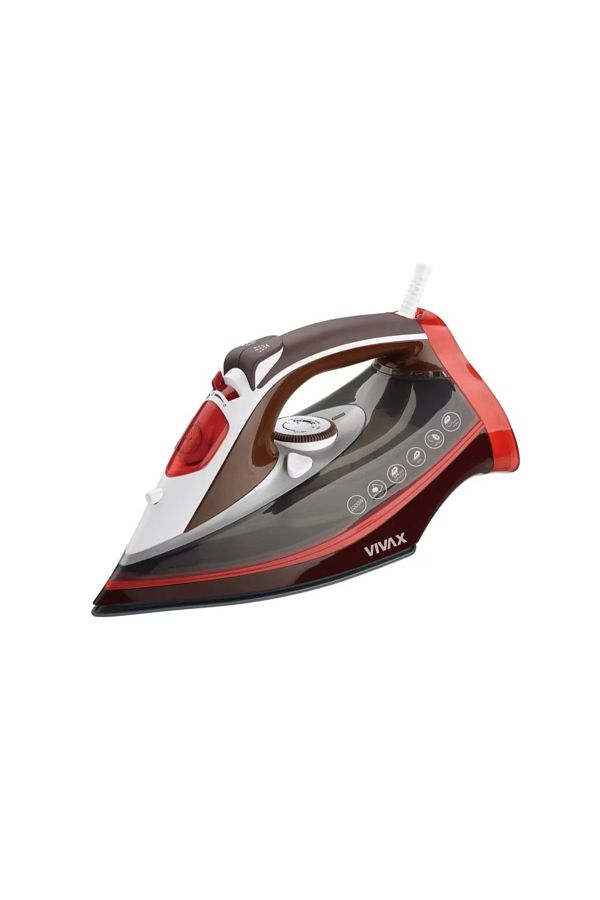 Vivax Oliva-Fier de călcat cu abur Vivax IR-2201CC, putere 2200 W, rezervor de apă 380 ml, control al aburului 15-30 g/min, Gri 1