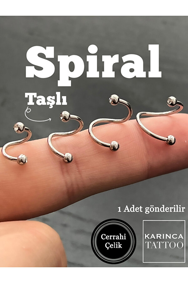 Conch Piercing Spiral Piercing Ear Cocharm S Shape Sterling Silver