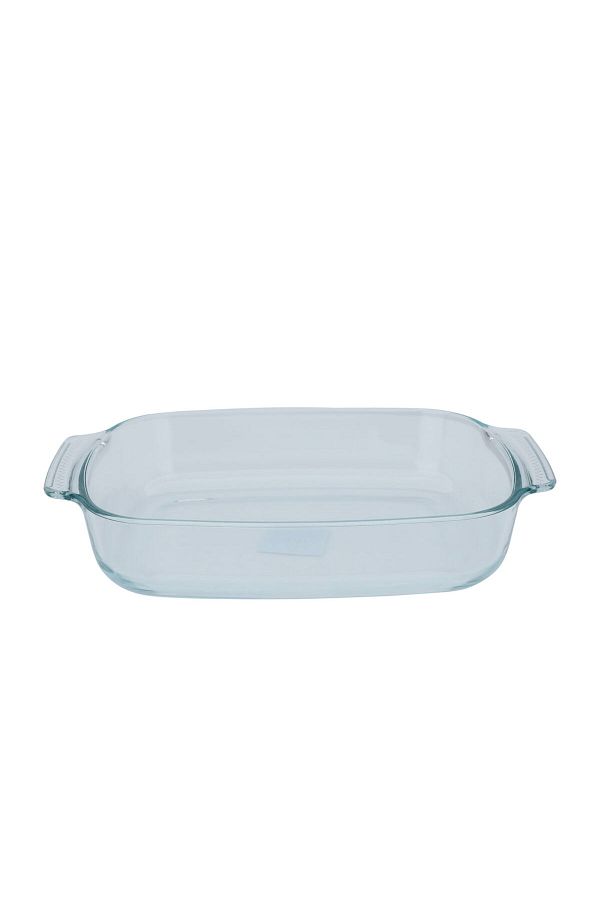 Alsaif Gallery-Glass Tray Alsaif Gallery, 2.2 Liters, Rectangular - Transparent 1