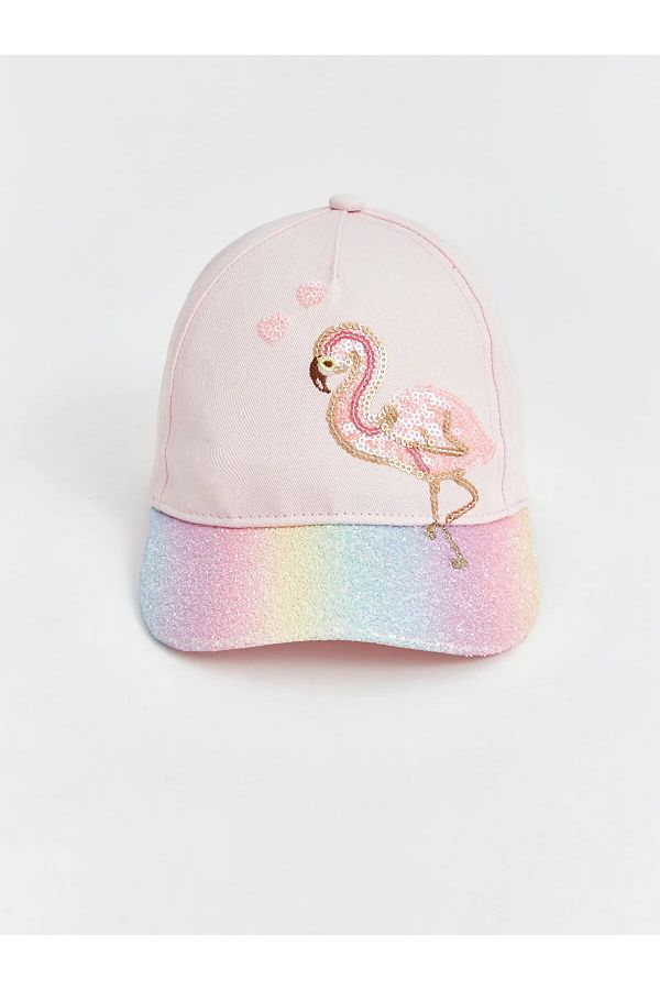 LC Waikiki-Flamingo Patterned Girl's Cap 1
