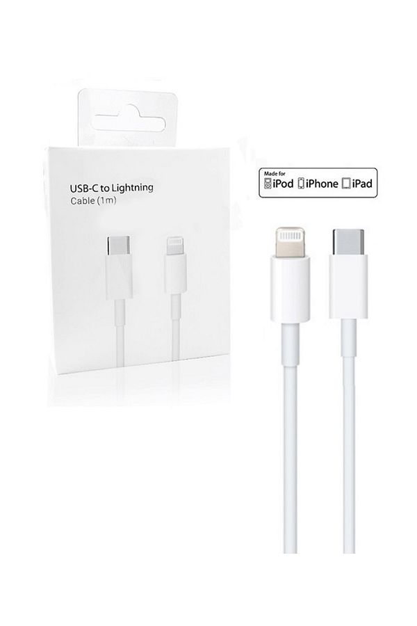 DAO-Cablu DATE/INCARCARE compatibil Apple 4GN33Z/A - USB C Lightning , 96W, 4.7A, 1m - alb 1