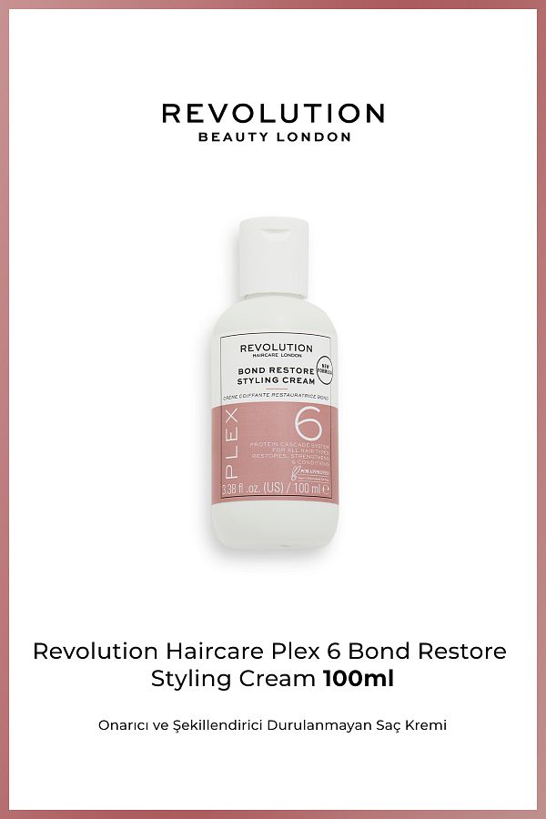 Revolution-Plex 6 Bond Restore Styling Cream 100ml - Repairing and Styling Leave-In Conditioner 1