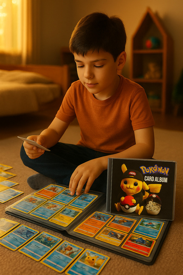 TOYFEST Koleksiyoner Pokemon Kart Albümü - Kartlık - Pikachu - Charmender (240 KARTLIK)