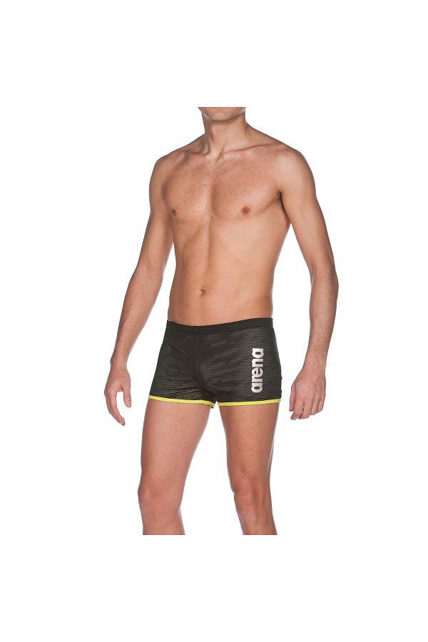 ARENA-Square Cut Drag Suit Erkek Siyah Yüzücü Mayo 1e36650 1