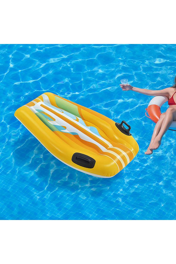 Intex-Inflatable Surf Mattress - Inflatable Mattress with Handle and Surf, Pool Inflatable, 112x62 cm 1