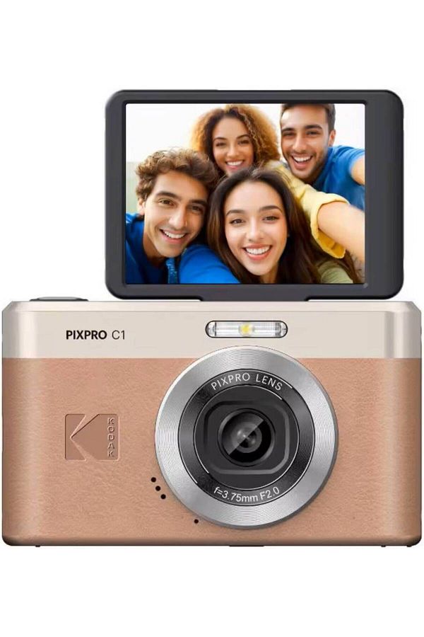Kodak-PixPro C1, Compact Camera, 1/3" 13-megapixel CMOS Sensor, 4x Digital Zoom, Full HD Video, 2.8" 1