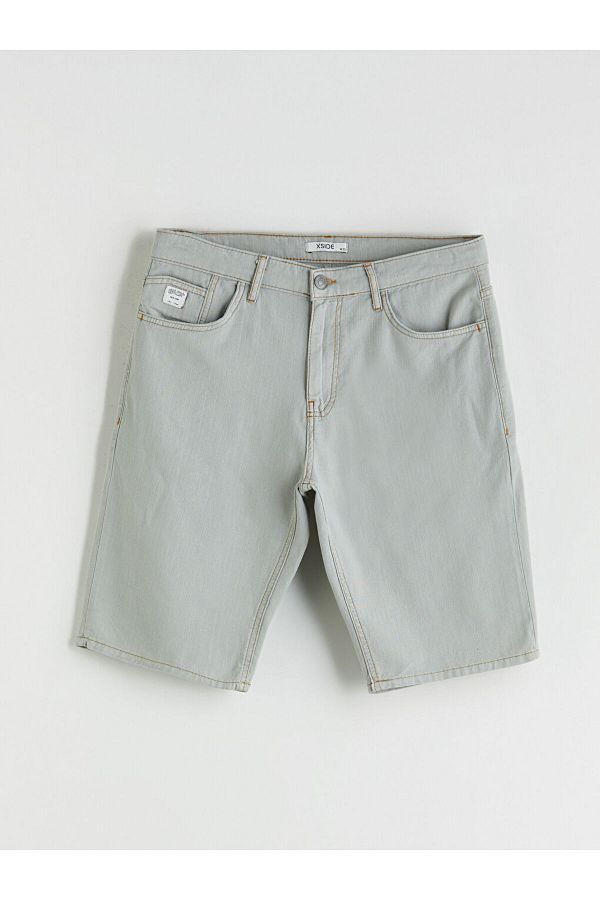 LC Waikiki-Ανδρικό τζιν σορτς Standard Fit 1