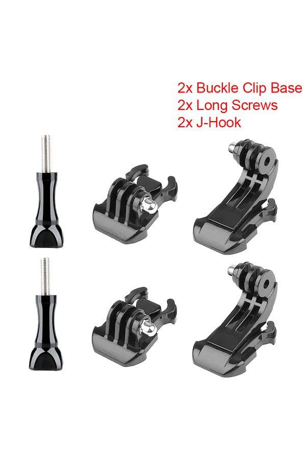 Choice-C J Hook Quick Release Mount Base Screw For GoPro Hero 12 11 10 9 8 7 6 5 SJCAM Insta360 X2 X3 DJI . 1