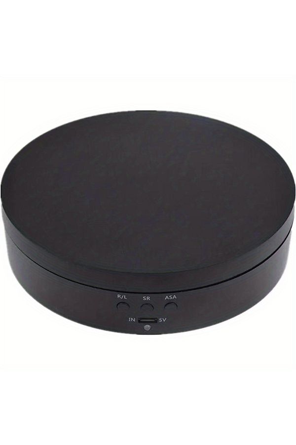 Choice-black Rotating Display Stand 360 Degree Electric Rotating Table For Photography Products And Display 1