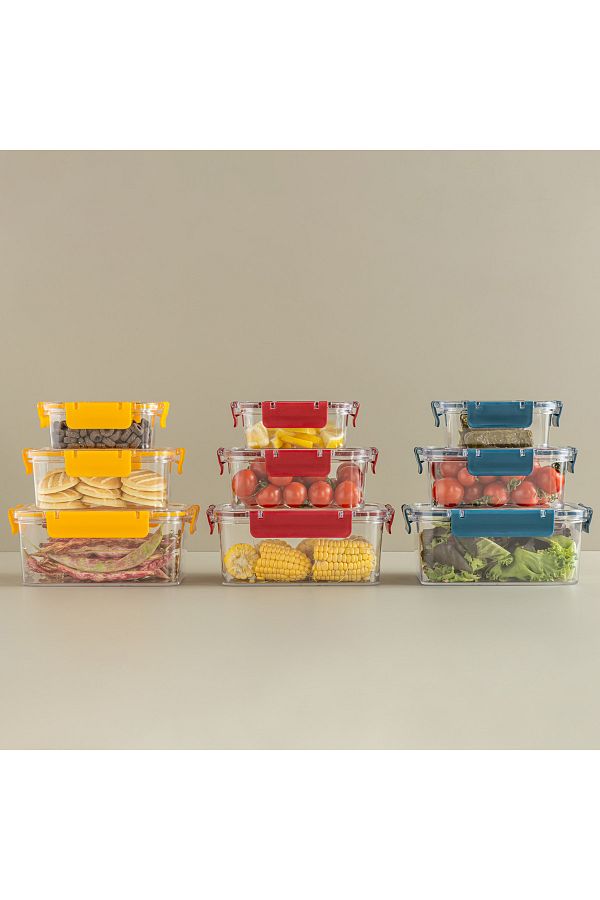 AKTURK HOME-9 Storage Containers with Leak-Proof Lids 1