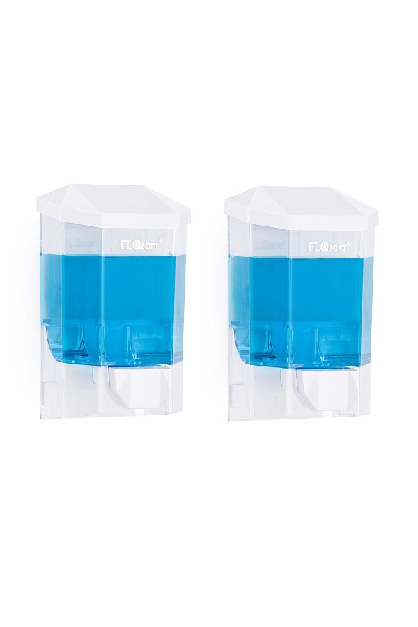 Trendylife-Dozator de săpun lichid Flosoft montat pe perete 1000 ml. alb f086 1