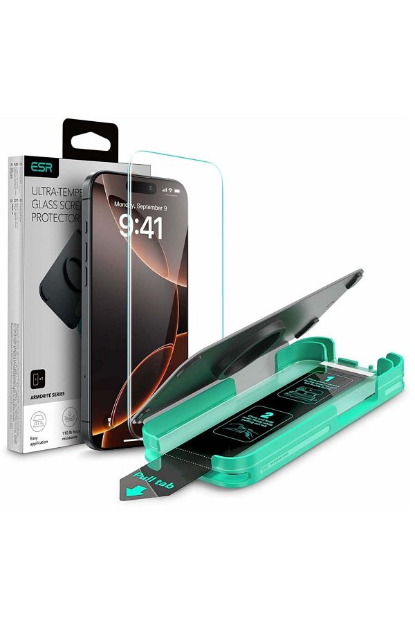 ESR-IPhone 16 Pro Max Screen Protector - ESR Armorite Screen Protector - Clear 1