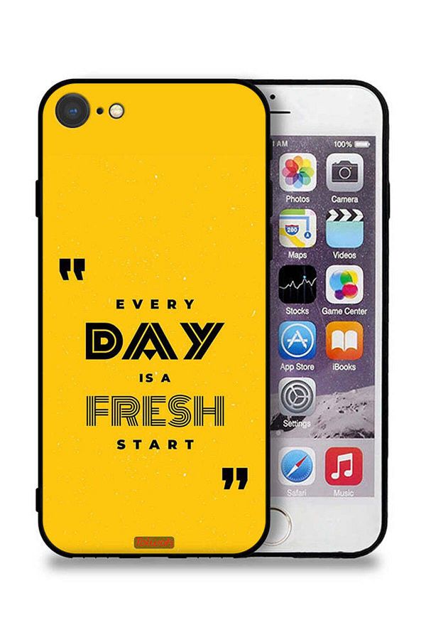 Tolwak-Apple iPhone 7 Protective Case Every Day Is A Fresh Start 1