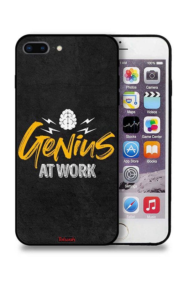 Tolwak-Apple iPhone 8 Plus Protective Case Genius At Work 1