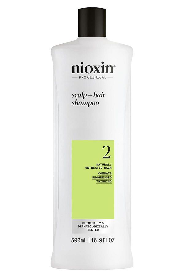 Nioxin-System 2 Shampoo - Thickening Care for Unprocessed Dense Fine Hair 500ml 1
