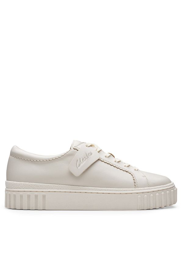 CLARKS-Women's Sneakers white CLARKS-26177817 555 OFF WHITE LEA 1