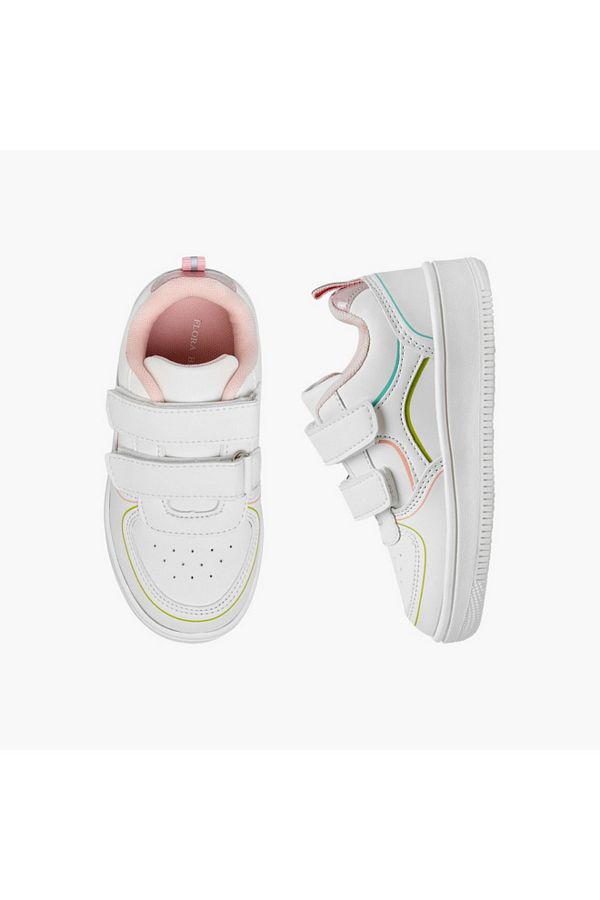Flora Bella by Shoexpress-Flora Bella Panelled Sneakers with Hook and Loop Closure 1