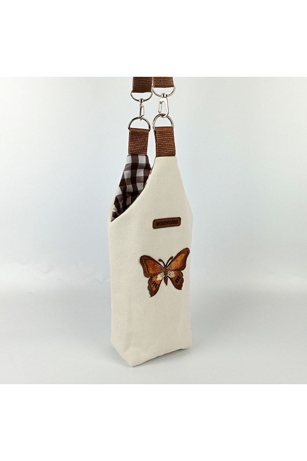 woodycord-1 Liter Handmade U Model Butterfly Flask Case 1